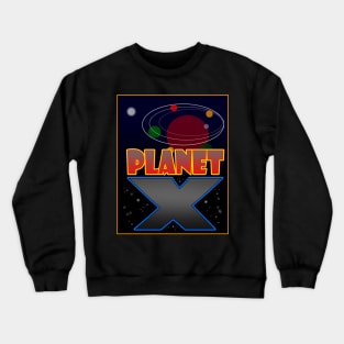 Planet X circle design Crewneck Sweatshirt